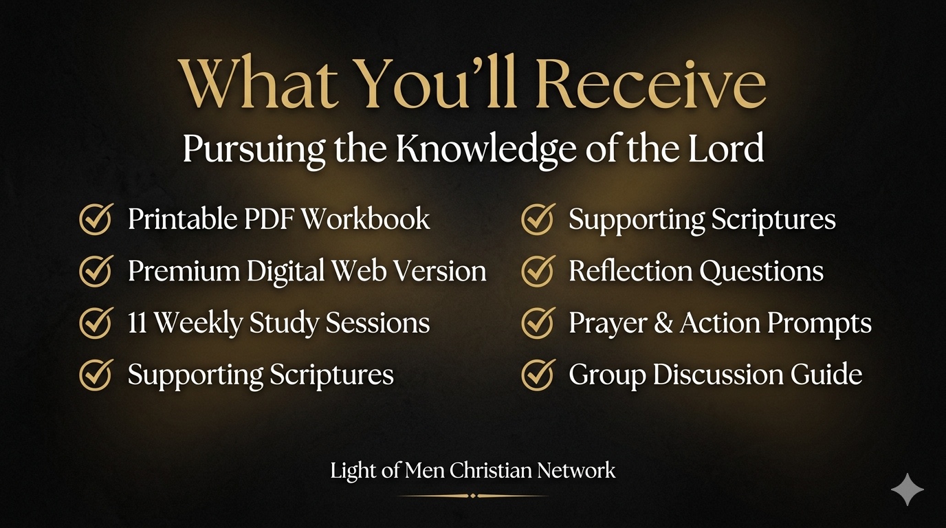 Contents included in Pursuing the Knowledge of the Lord